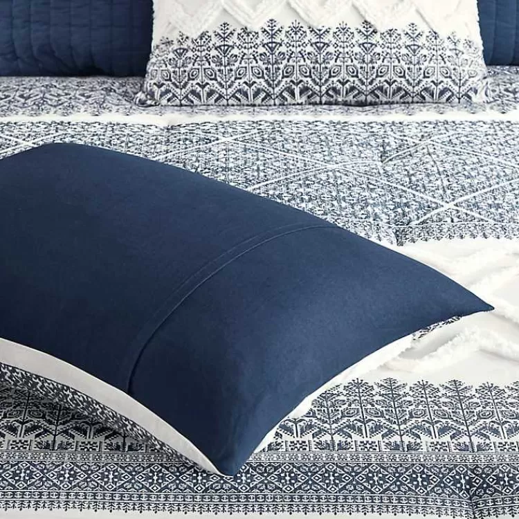 navy_and_white_pc_fullqueen_comforter_set_4.webp Navy and White 3-pc. Full/Queen Comforter Set>Kirklands Home Store