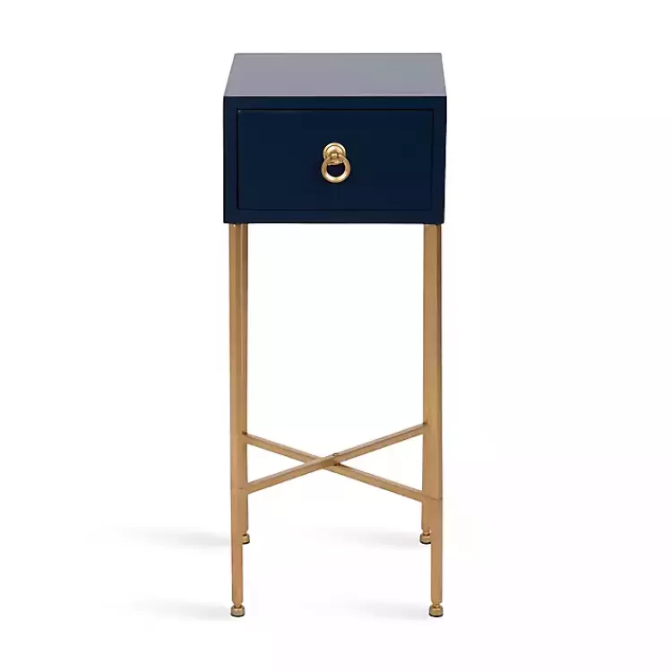 navy_blue_and_gold_glam_accent_table_4.webp Navy and Gold Glam Accent Table>Kirklands Home Outlet