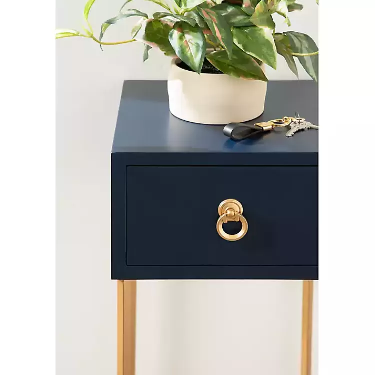 navy_blue_and_gold_glam_accent_table_9.webp Navy and Gold Glam Accent Table>Kirklands Home Outlet