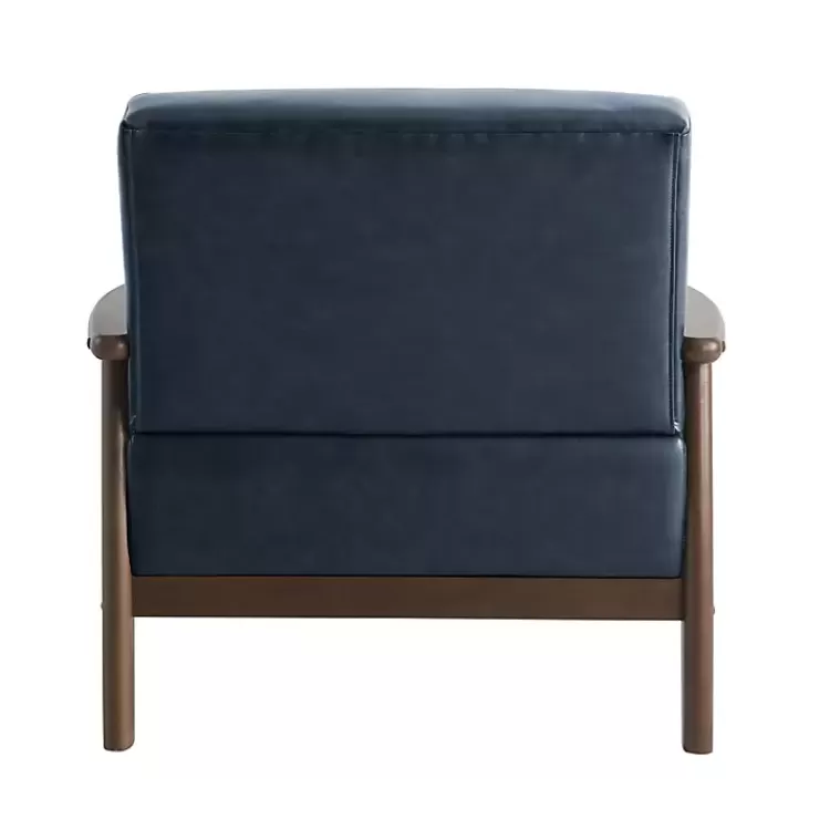 navy_blue_faux_leather_ambon_accent_chair_3.webp Navy Faux Leather Ambon Accent Chair>Kirklands Home New