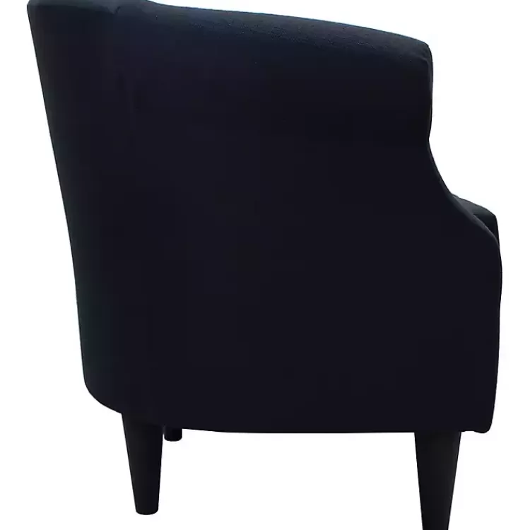 navy_blue_rounded_accent_chair_5.webp Navy Rounded Accent Chair>Kirklands Home Cheap
