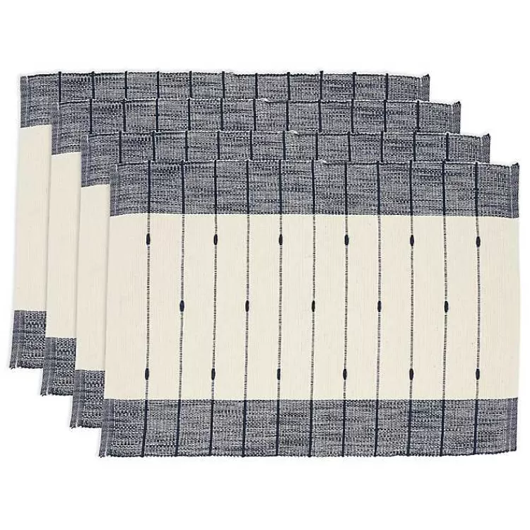 navy_blue_thin_stripes_placemats_set_of__2.webp Navy Blue Thin Stripes Placemats, Set of 4>Kirklands Home Shop