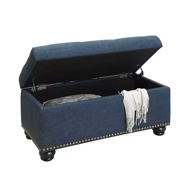 navy_blue_tufted_jess_storage_ottoman_bench_3.webp Navy Tufted Jess Storage Ottoman Bench>Kirklands Home Outlet