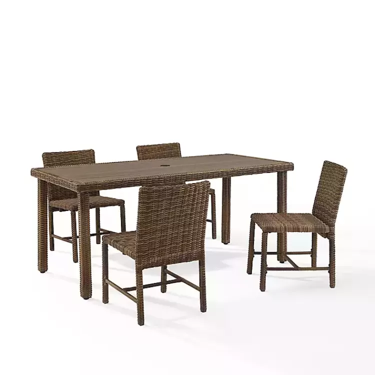 navy_blue_wicker_pc_outdoor_dining_set_2.webp Navy Blue Wicker 5-pc. Outdoor Dining Set>Kirklands Home Flash Sale