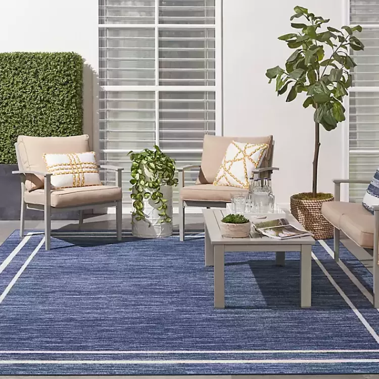 navy_bordered_indooroutdoor_area_rug_x_5-1.webp Navy Bordered Indoor/Outdoor Area Rug, 8x10>Kirklands Home Discount