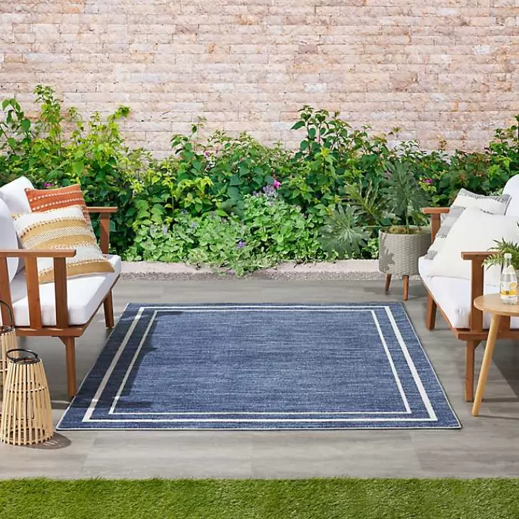 navy_bordered_indooroutdoor_area_rug_x_5.webp Navy Bordered Indoor/Outdoor Area Rug, 5x7>Kirklands Home Cheap