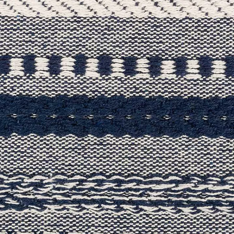 navy_braided_stripe_table_runner__in_3.webp Navy Braided Stripe Table Runner, 72 in.>Kirklands Home Best Sale