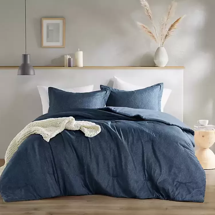 Navy Chambray 3-pc. King Comforter Set>Kirklands Home Cheap