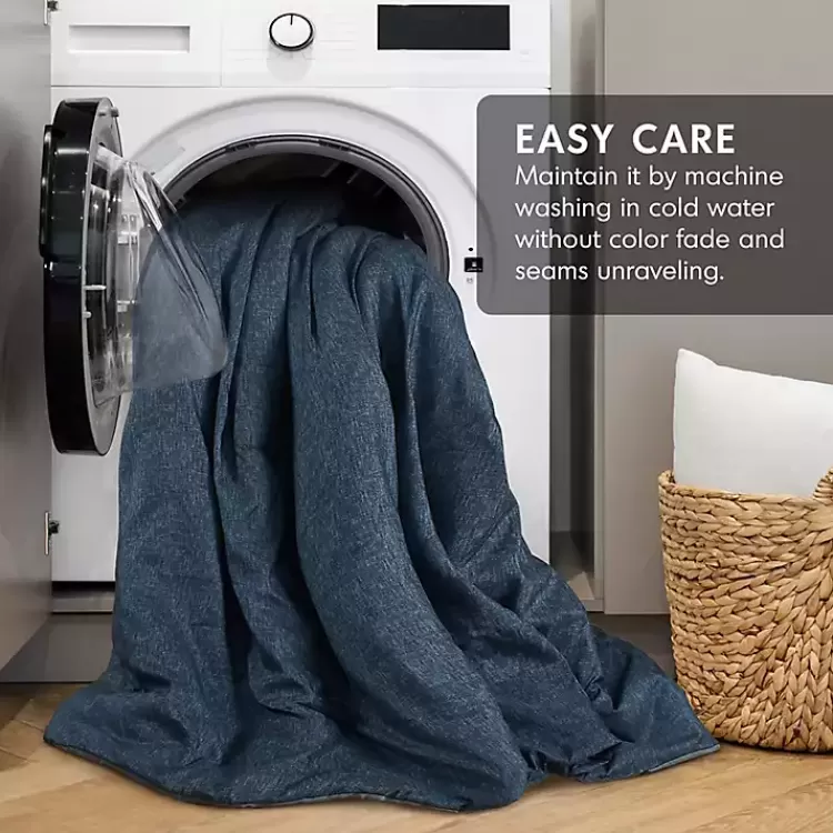 navy_chambray_pc_twintwin_xl_comforter_set_6.webp Navy Chambray 2-pc. Twin/Twin XL Comforter Set>Kirklands Home Cheap