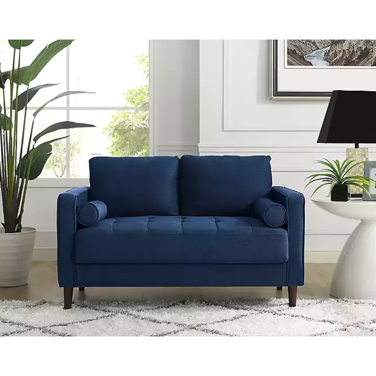 Navy Chelsea Modern Loveseat>Kirklands Home Best Sale