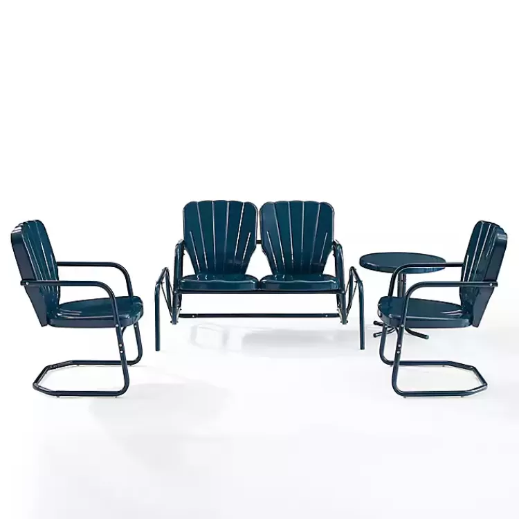 Navy Clamshell 4-pc. Outdoor Furniture Set>Kirklands Home Outlet