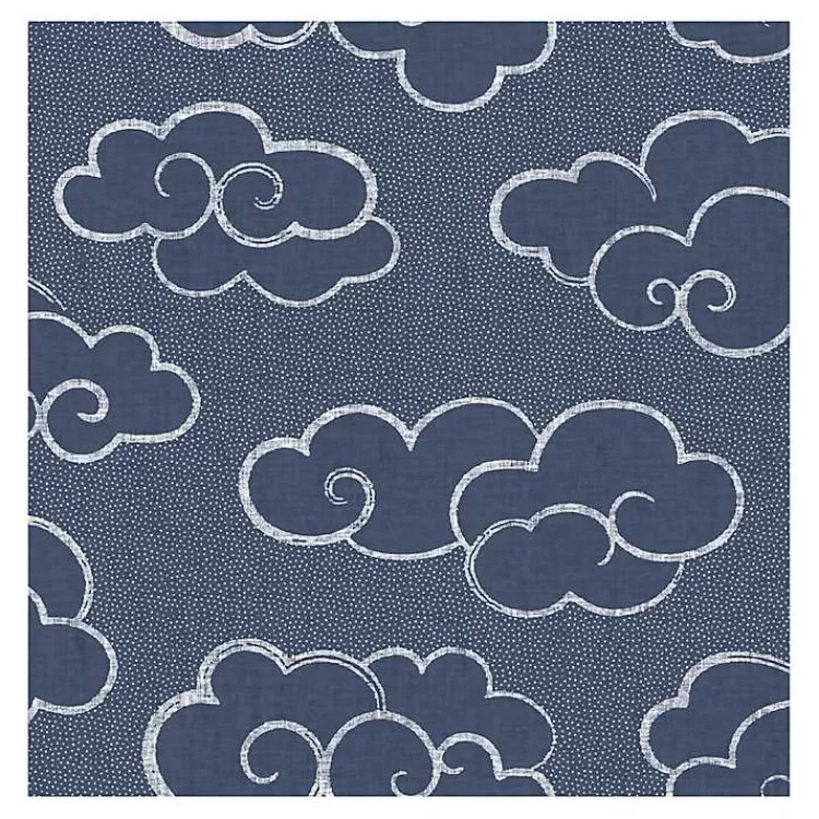 Navy Cloudy Skies Peel & Stick Wallpaper>Kirklands Home Discount