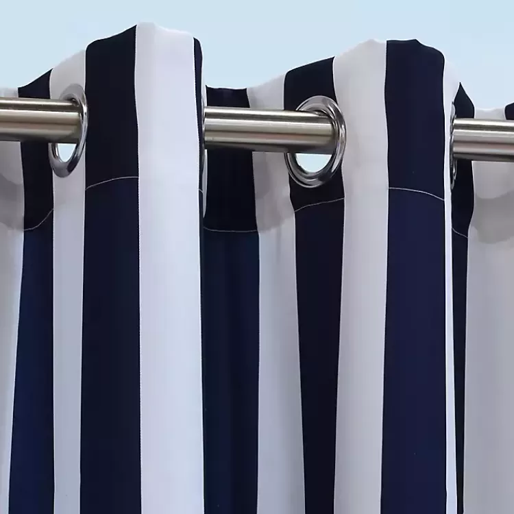 navy_coastal_stripe_outdoor_curtain_panel__in_3-1.webp Navy Coastal Stripe Outdoor Curtain Panel, 108 in.>Kirklands Home Online