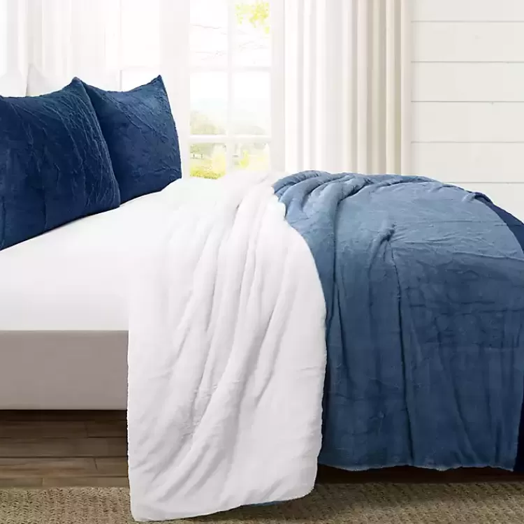 Navy Color Block 3-pc. Full/Queen Comforter Set>Kirklands Home Flash Sale