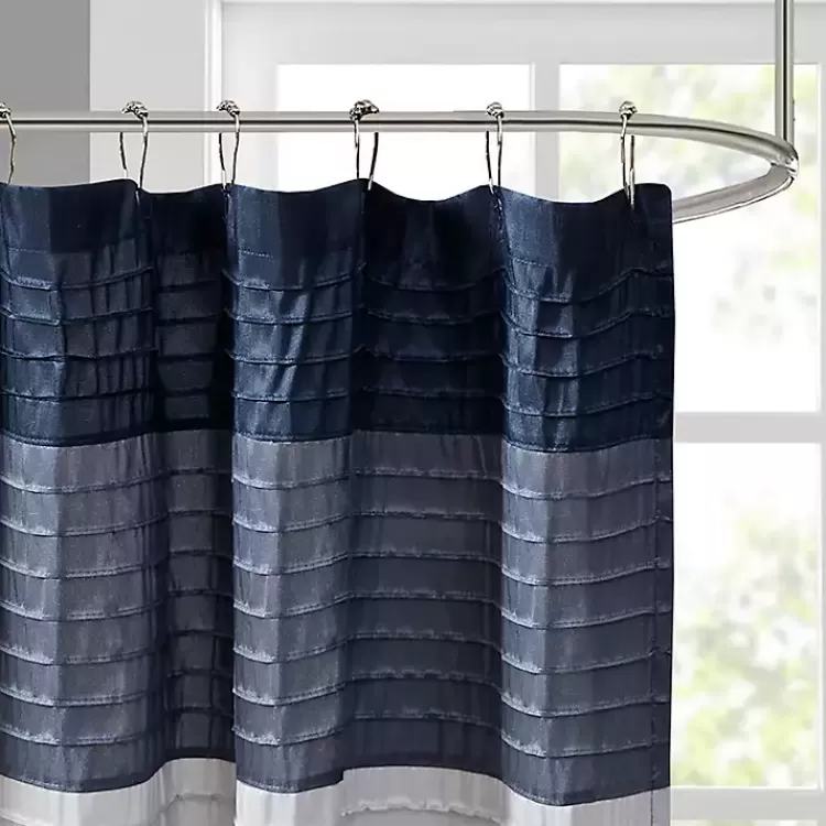 navy_colorblock_silky_shower_curtain_3.webp Navy Colorblock Silky Shower Curtain>Kirklands Home Best