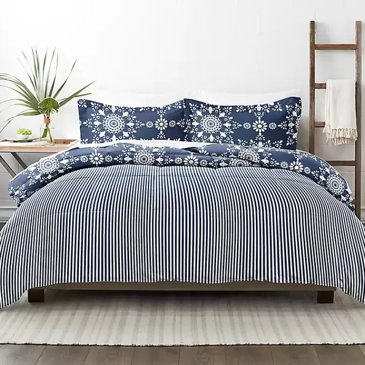 navy_daisy_medallion_king_pc_comforter_set_2.webp Navy Daisy Medallion King 3-pc. Comforter Set>Kirklands Home Cheap