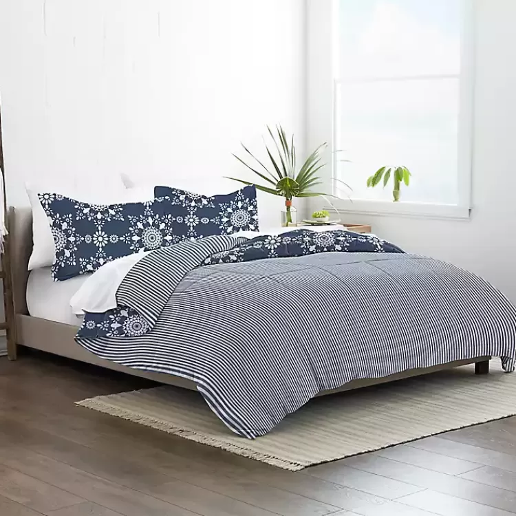 navy_daisy_medallion_king_pc_comforter_set_3.webp Navy Daisy Medallion King 3-pc. Comforter Set>Kirklands Home Cheap