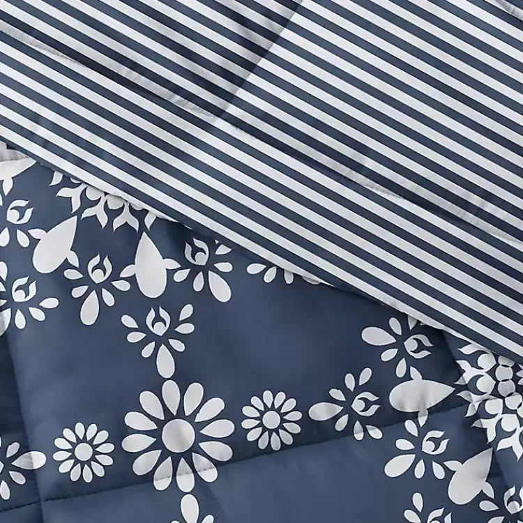 navy_daisy_medallion_king_pc_comforter_set_4.webp Navy Daisy Medallion King 3-pc. Comforter Set>Kirklands Home Cheap