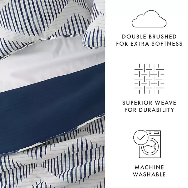 navy_diamond_line_reversible_pc_king_quilt_set_6.webp Navy Diamond Line Reversible 3-pc. King Quilt Set>Kirklands Home Best Sale