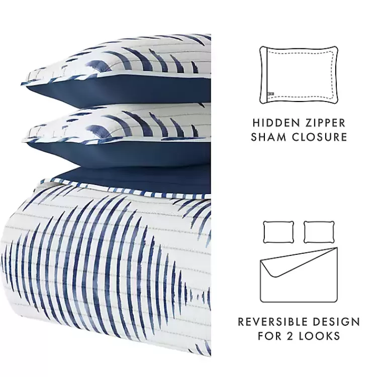 navy_diamond_line_reversible_pc_twin_quilt_set_7.webp Navy Diamond Line Reversible 2-pc. Twin Quilt Set>Kirklands Home Best
