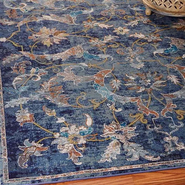navy_faded_floral_area_rug_x_8.webp Navy Faded Floral Area Rug, 8x10>Kirklands Home Best