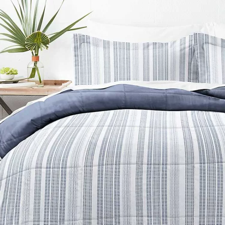 Navy Farmhouse Dreams Queen 3-pc. Comforter Set>Kirklands Home Best Sale