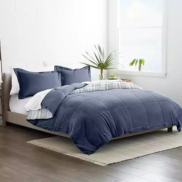 navy_farmhouse_dreams_queen_pc_comforter_set_3.webp Navy Farmhouse Dreams Queen 3-pc. Comforter Set>Kirklands Home Best Sale