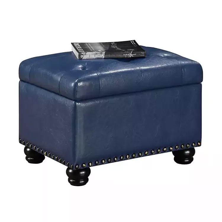 navy_faux_leather_jessy_storage_ottoman_2.webp Navy Faux Leather Jessy Storage Ottoman>Kirklands Home Hot