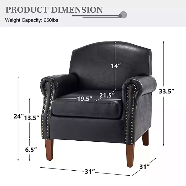 navy_faux_leather_nailhead_taylor_armchair_4.webp Navy Faux Leather Nailhead Taylor Armchair>Kirklands Home Shop