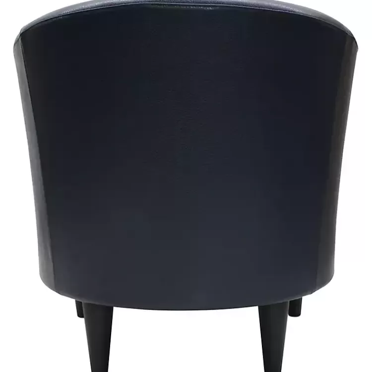 navy_faux_leather_winslow_accent_chair_5.webp Navy Faux Leather Winslow Accent Chair>Kirklands Home Fashion