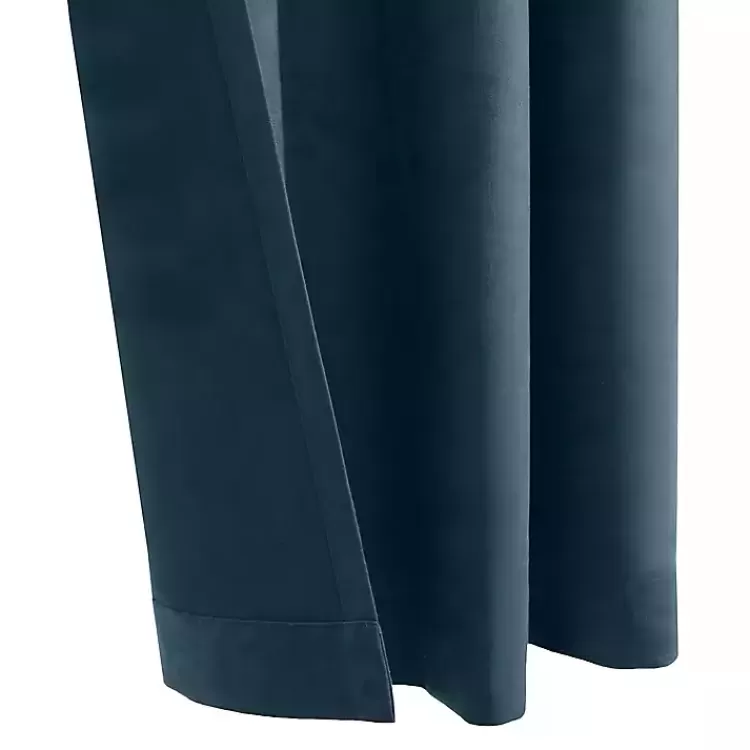 navy_faux_suede_blackout_curtain_panel__in_4.webp Navy Faux Suede Blackout Curtain Panel, 95 in.>Kirklands Home Store