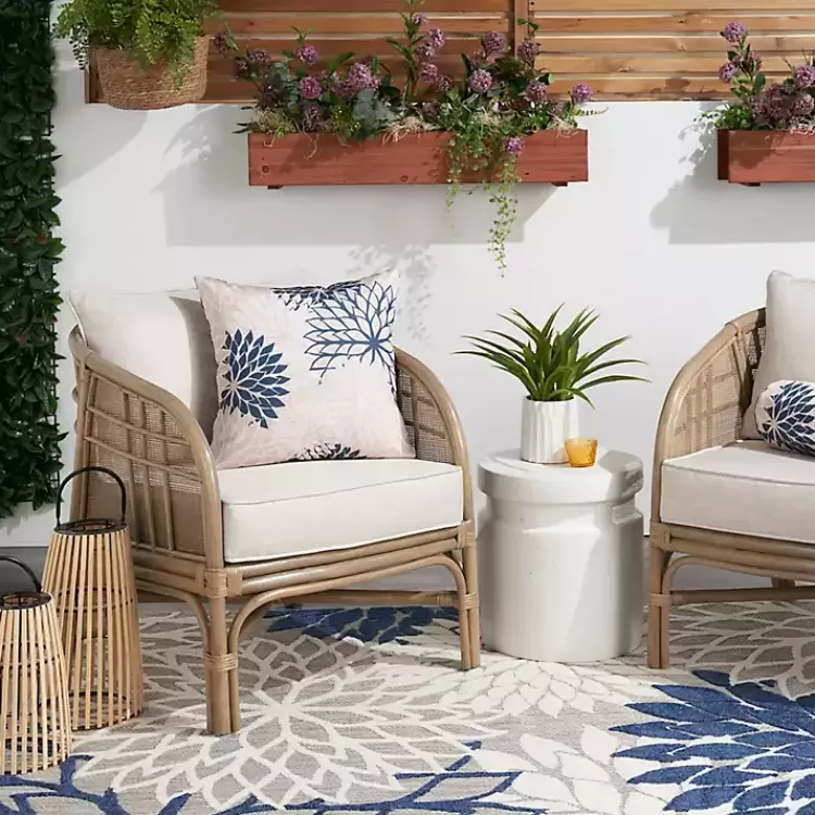 navy_floral_chevron_outdoor_throw_pillow_4.webp Navy Floral Chevron Outdoor Throw Pillow>Kirklands Home Cheap