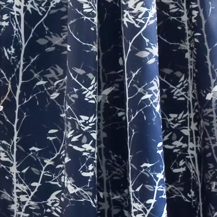 navy_forest_curtain_panel_set__in_3.webp Navy Forest Curtain Panel Set, 95 in.>Kirklands Home Outlet