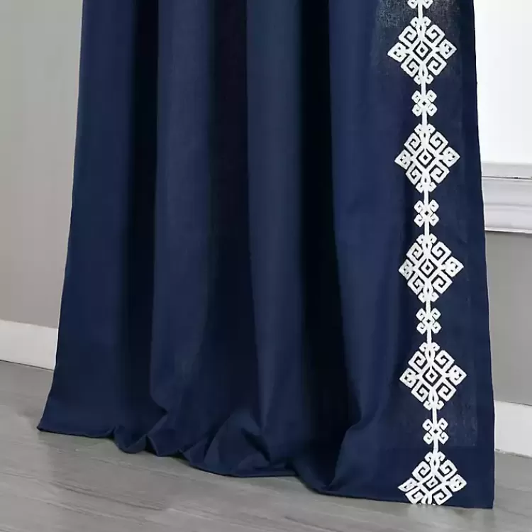 navy_geometric_border_curtain_panel__in_5.webp Navy Geometric Border Curtain Panel, 84 in.>Kirklands Home Clearance