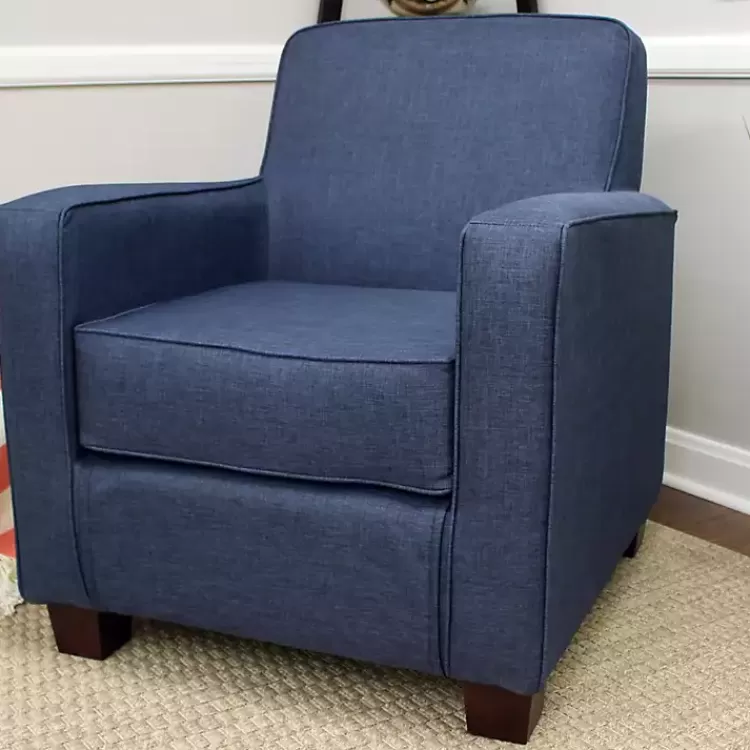 navy_johnston_upholstered_accent_chair_2.webp Navy Johnston Upholstered Accent Chair>Kirklands Home Clearance