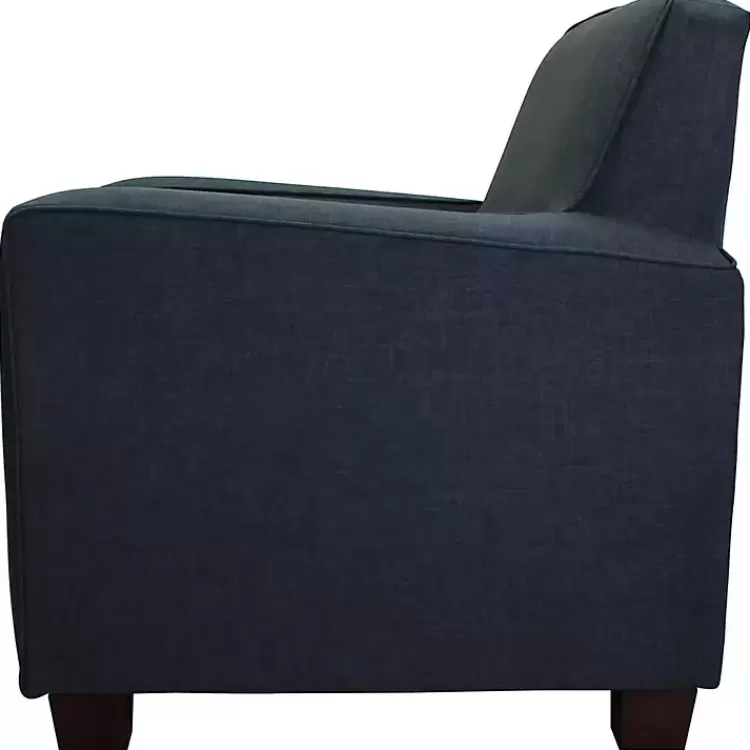 navy_johnston_upholstered_accent_chair_3.webp Navy Johnston Upholstered Accent Chair>Kirklands Home Clearance