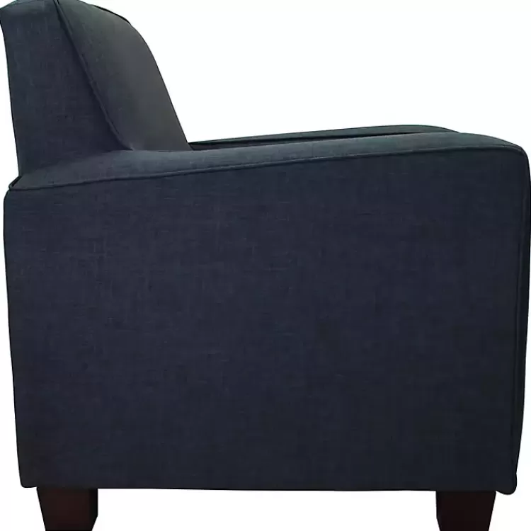 navy_johnston_upholstered_accent_chair_4.webp Navy Johnston Upholstered Accent Chair>Kirklands Home Clearance