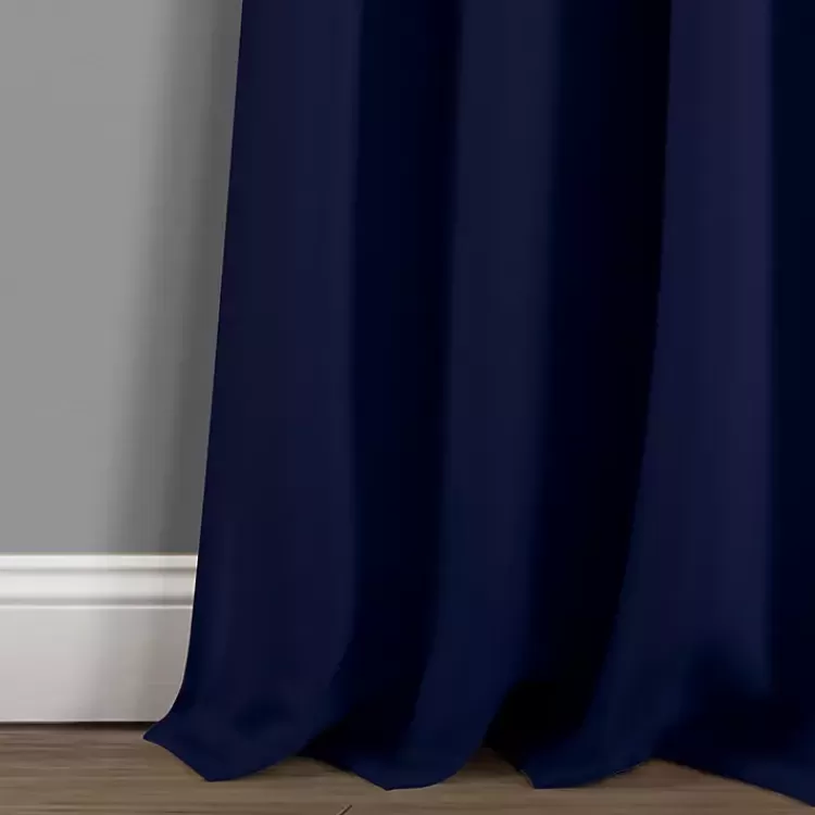 navy_knotted_curtain_panel_set__in_2.webp Navy Knotted Curtain Panel Set, 84 in.>Kirklands Home Best