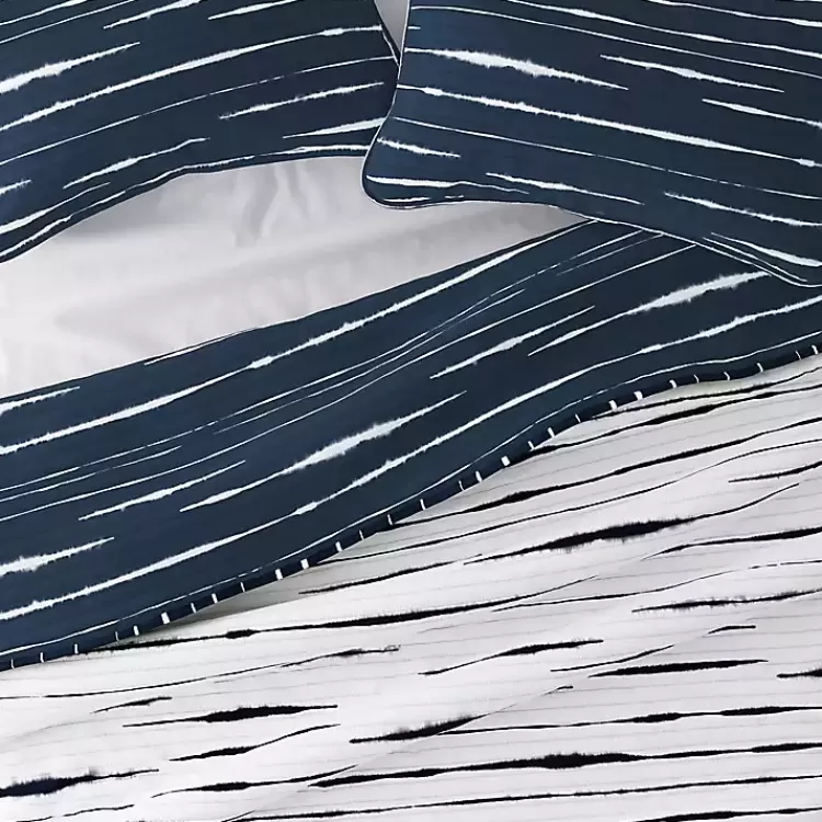 navy_linear_reversible_pc_king_quilt_set_5.webp Navy Linear Reversible 3-pc. King Quilt Set>Kirklands Home Discount