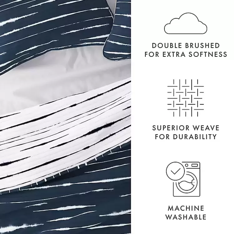 navy_linear_reversible_pc_queen_quilt_set_6.webp Navy Linear Reversible 3-pc. Queen Quilt Set>Kirklands Home New