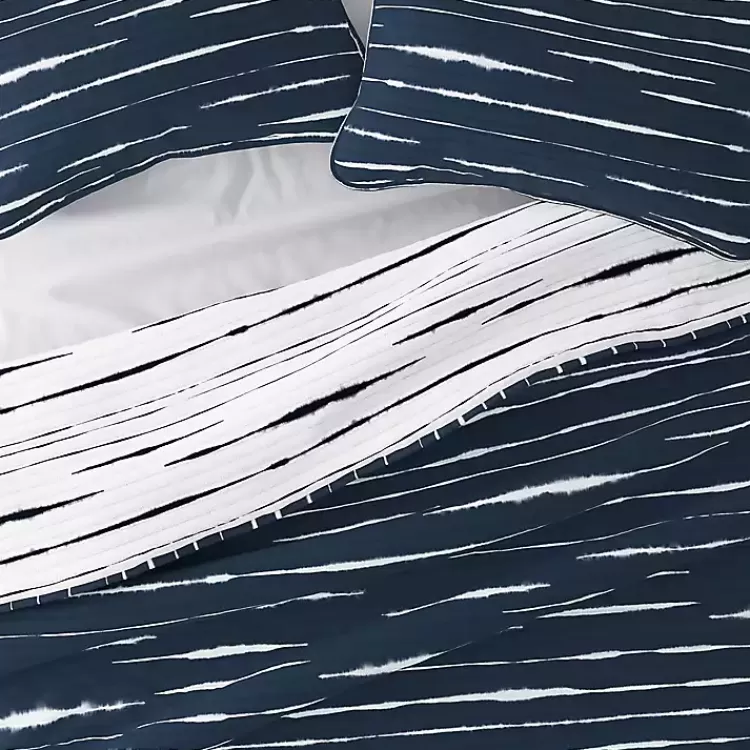 navy_linear_reversible_pc_twin_quilt_set_4.webp Navy Linear Reversible 2-pc. Twin Quilt Set>Kirklands Home Cheap