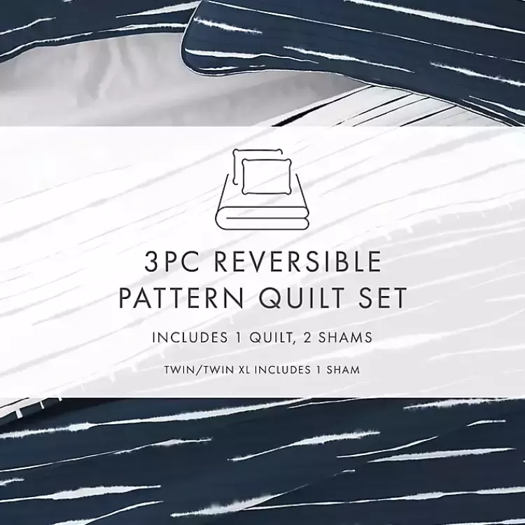 navy_linear_reversible_pc_twin_quilt_set_8.webp Navy Linear Reversible 2-pc. Twin Quilt Set>Kirklands Home Cheap