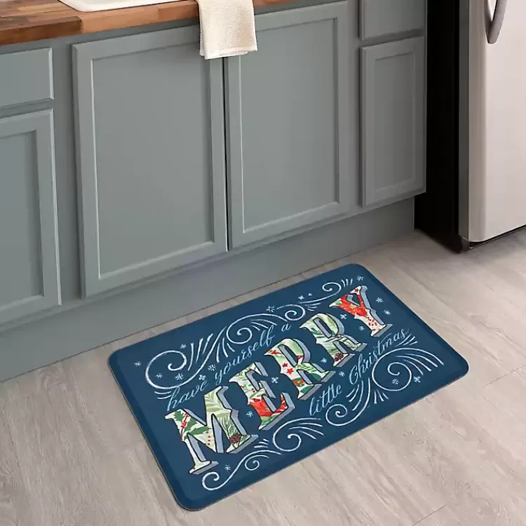 navy_merry_little_christmas_kitchen_mat_2.webp Navy Merry Little Christmas Kitchen Mat>Kirklands Home Cheap