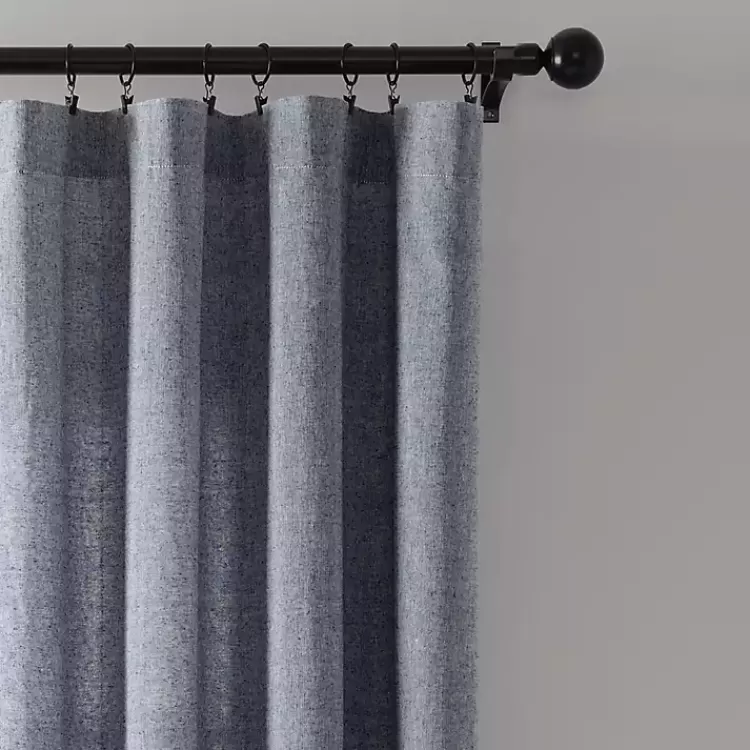 Navy Nantucket Fringe Curtain Panel Set, 84 in.>Kirklands Home Clearance