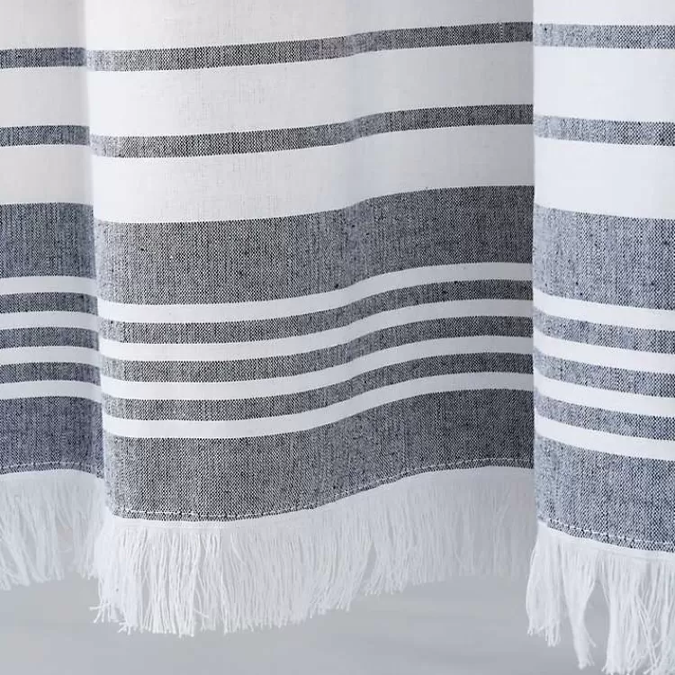 navy_nantucket_fringe_curtain_panel_set__in_4.webp Navy Nantucket Fringe Curtain Panel Set, 84 in.>Kirklands Home Clearance
