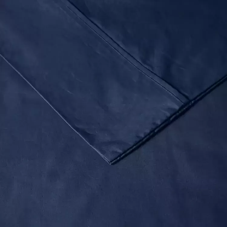 navy_peached_percale_pc_king_sheet_set_2.webp Navy Peached Percale 4-pc. King Sheet Set>Kirklands Home New