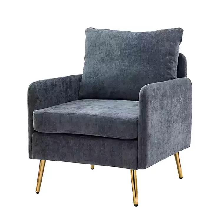 Navy Penny Upholstered Accent Chair>Kirklands Home Cheap