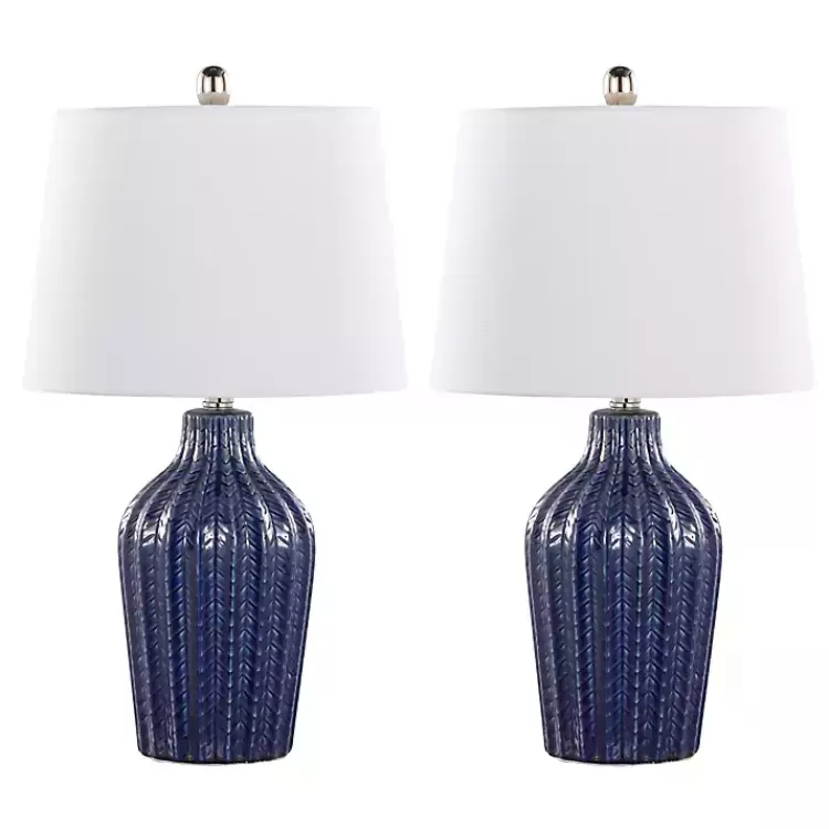 Navy Rockwell Table Lamps, Set of 2>Kirklands Home Cheap