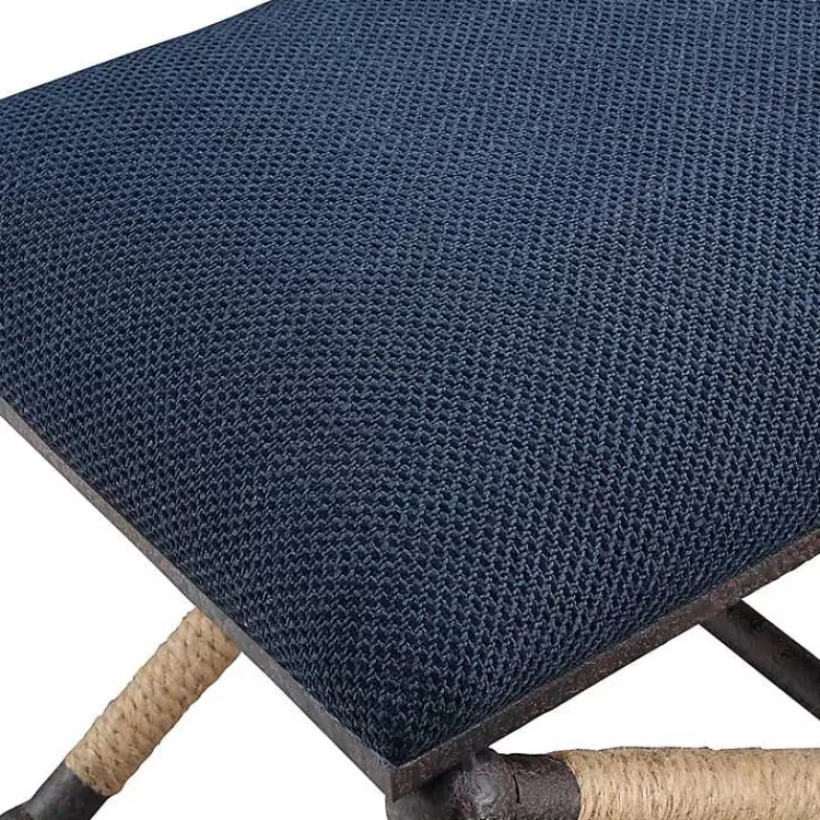 navy_seat_and_black_metal_ottoman_4.webp Navy Seat and Black Metal Ottoman>Kirklands Home Hot
