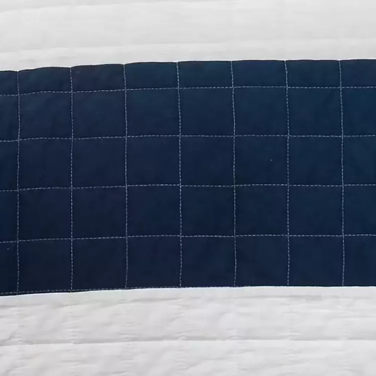 navy_stripe_pc_fullqueen_quilt_set_2.webp Navy Stripe 3-pc. Full/Queen Quilt Set>Kirklands Home Online